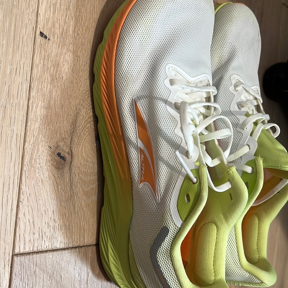 Altra Women's Athletic Shoes - White, Orange, and Lime